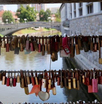 Mesarski Most slotjesbrug ljubljana