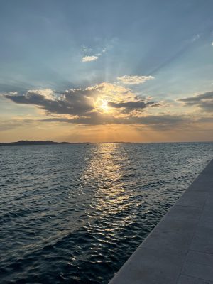 zadar sunset