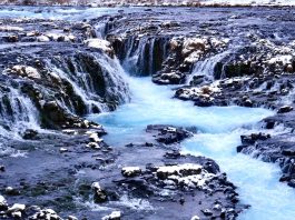 Bruarfoss misschien wel de mooiste waterval van IJsland