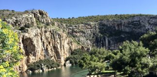 Vouliagmeni meer in Griekenland