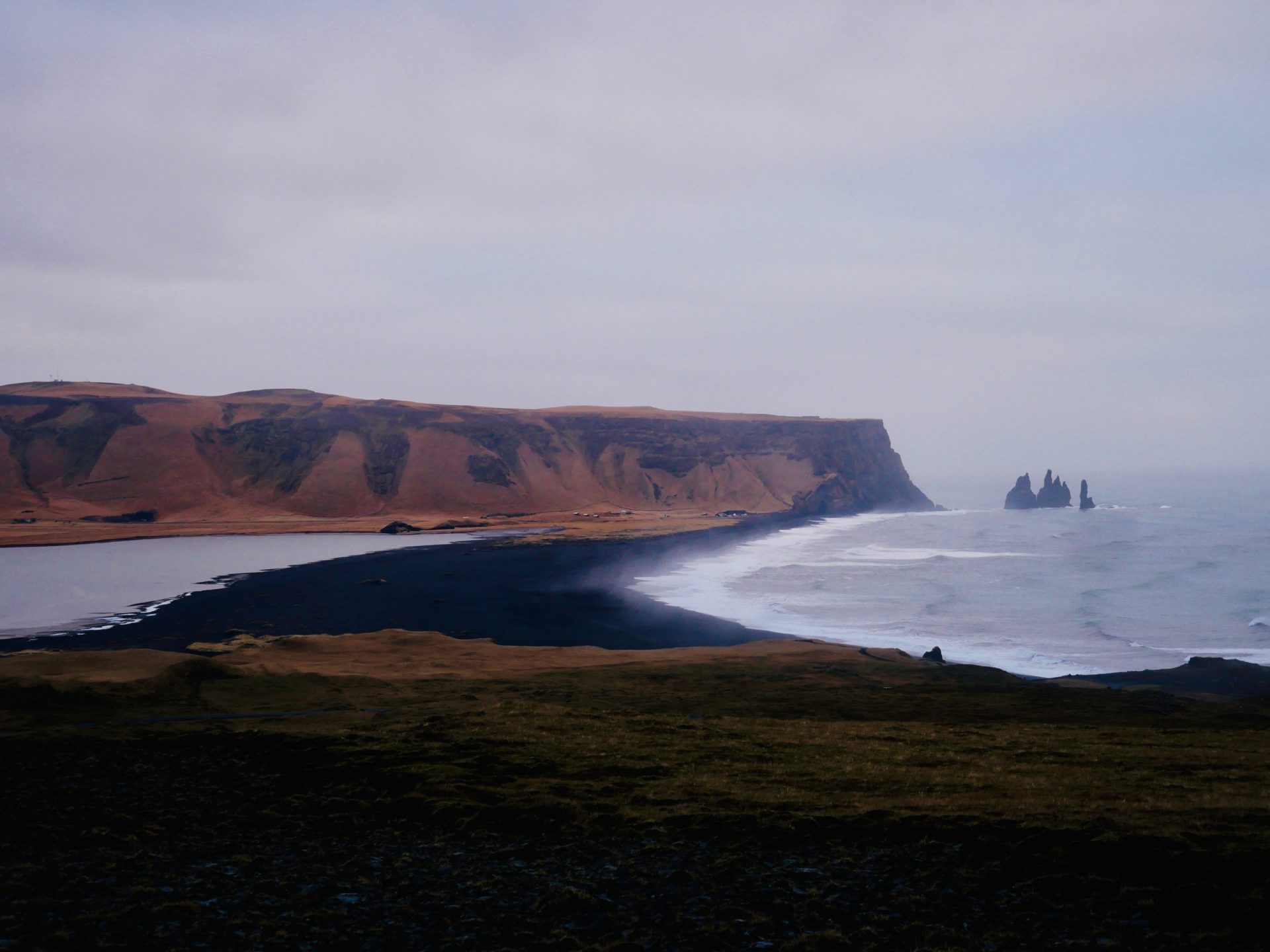 view reynisfjara beach