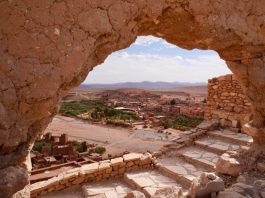 Aït Ben Haddou, tips voor een bezoek Aït Ben Haddou doorkijkje