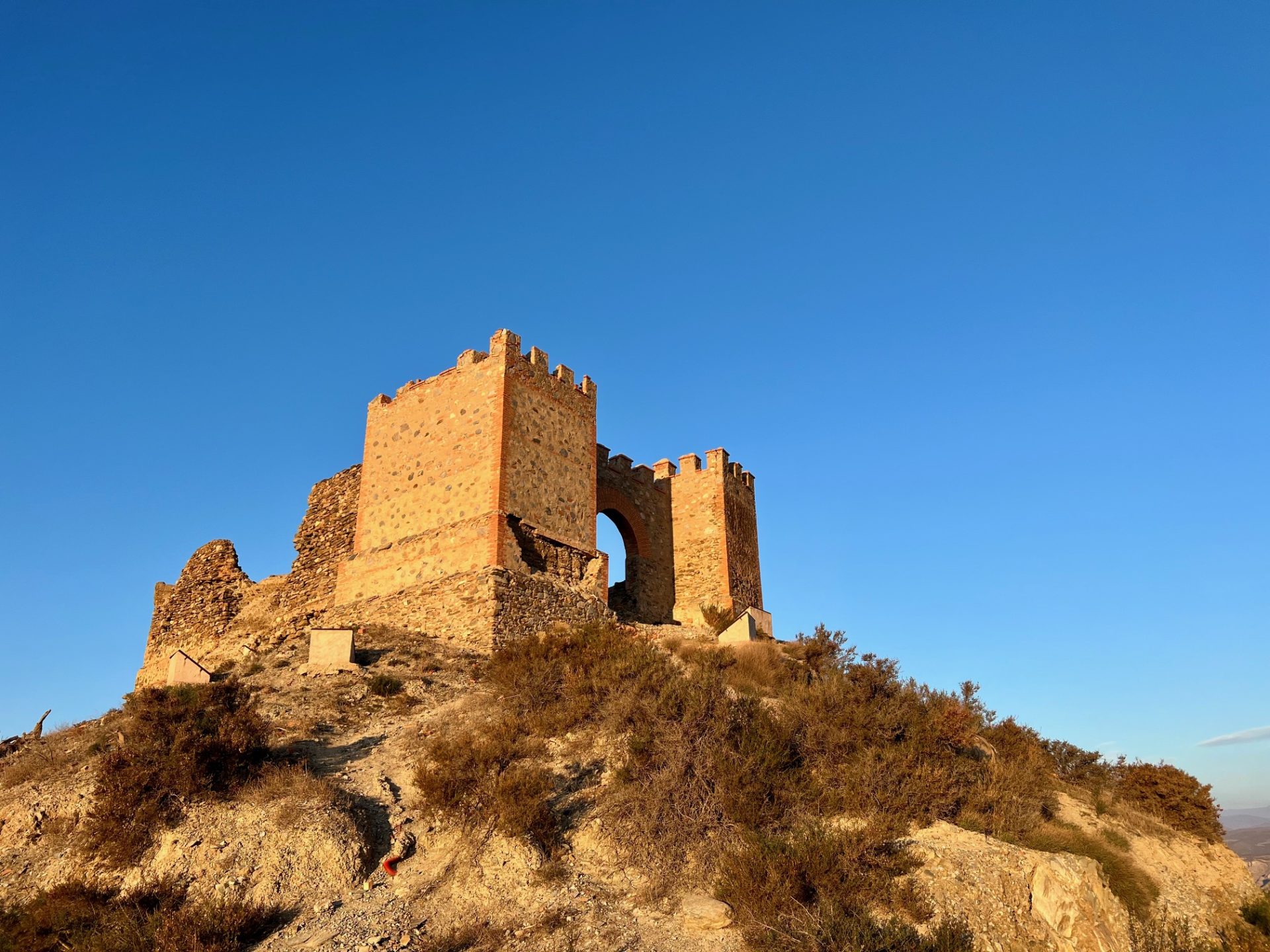 kasteel tabernas op berg