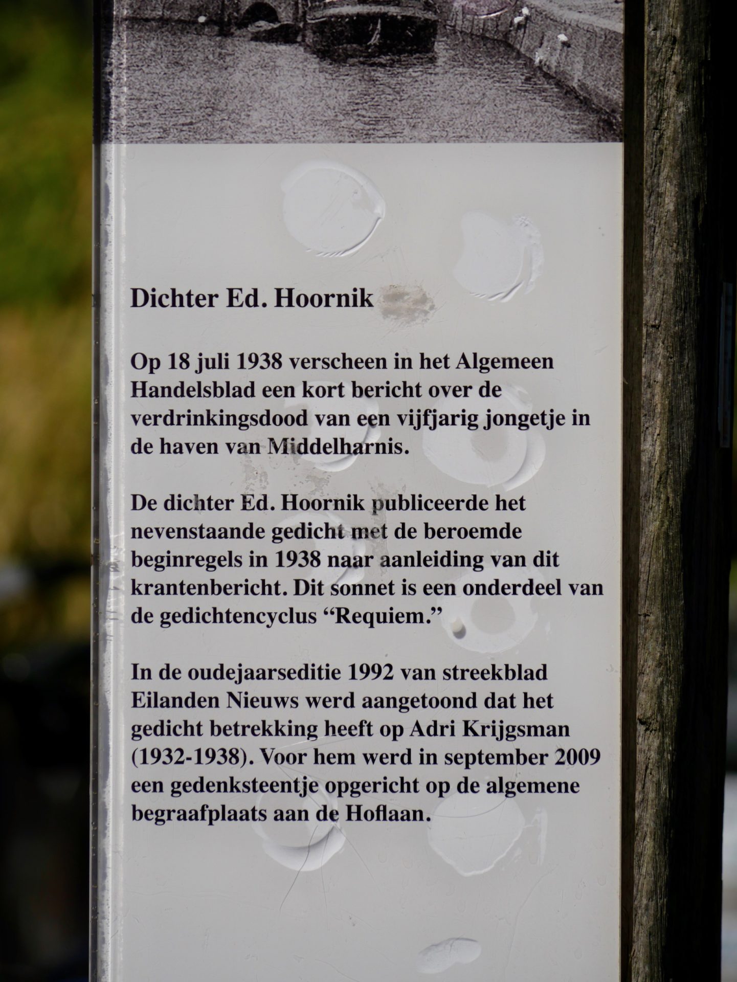 verdronken jongetje middelharnis