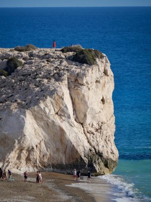 De Rots van Aphrodite op Cyprus, geboorteplaats van de Griekse godin
