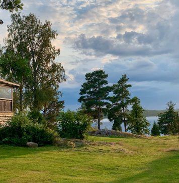 Zomer aan het Nedre Fryken meer Zomer in Värmland