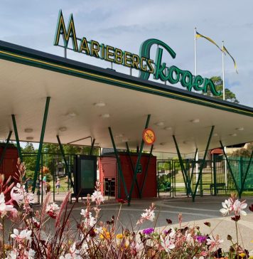 Mariebergsskogen, het groene hart van Karlstad Mariebergsskogen ingang