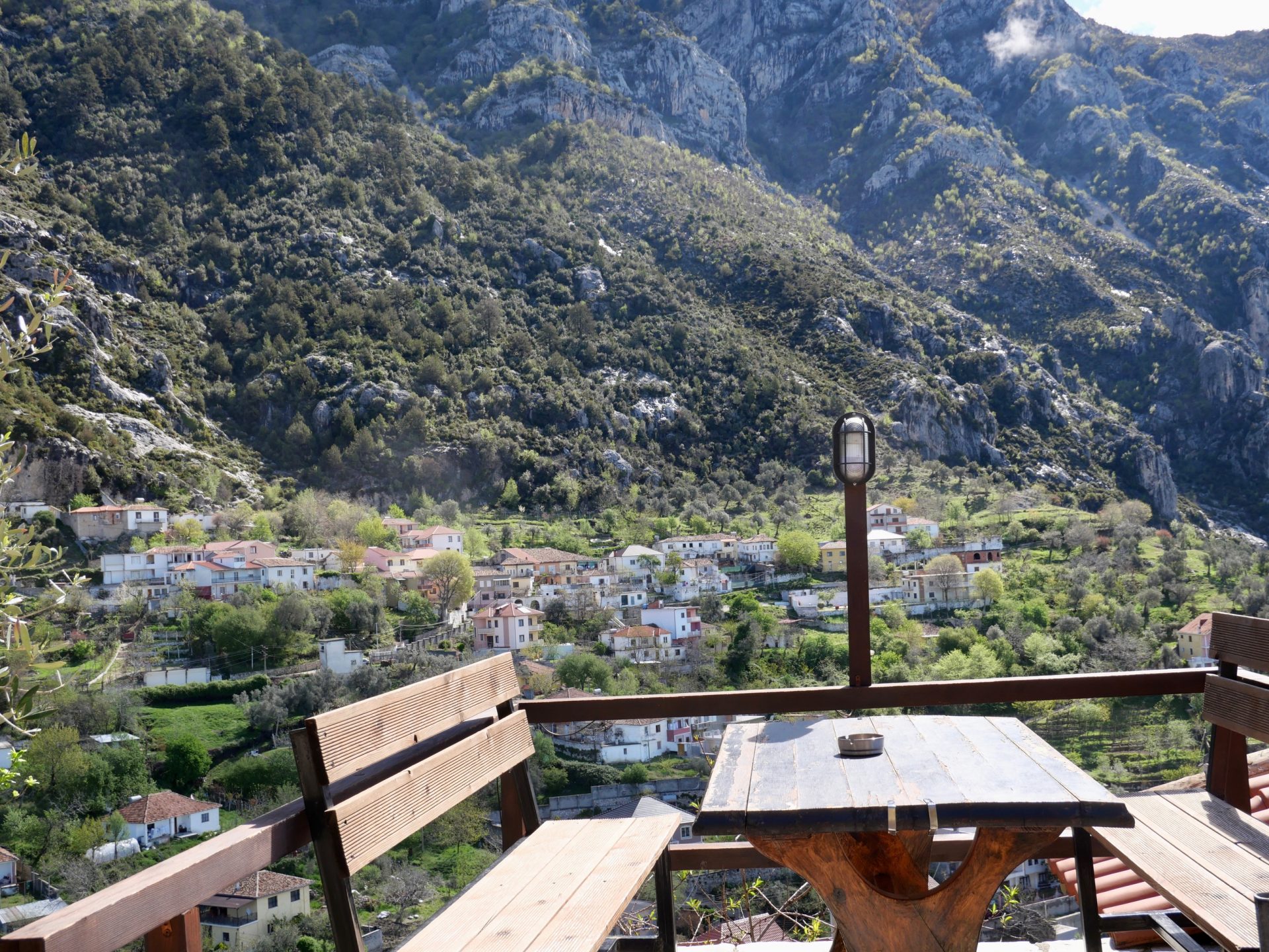 uitzicht accommodatie albanie kruja