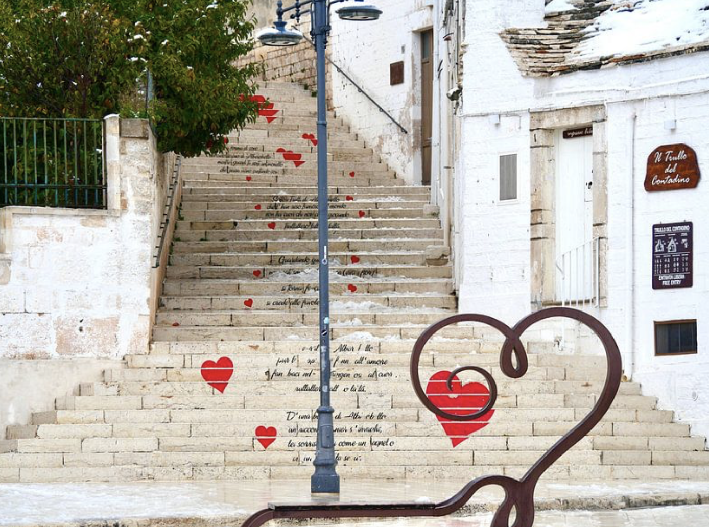 Scalatina dell' Amore trap van de liefde alberobello