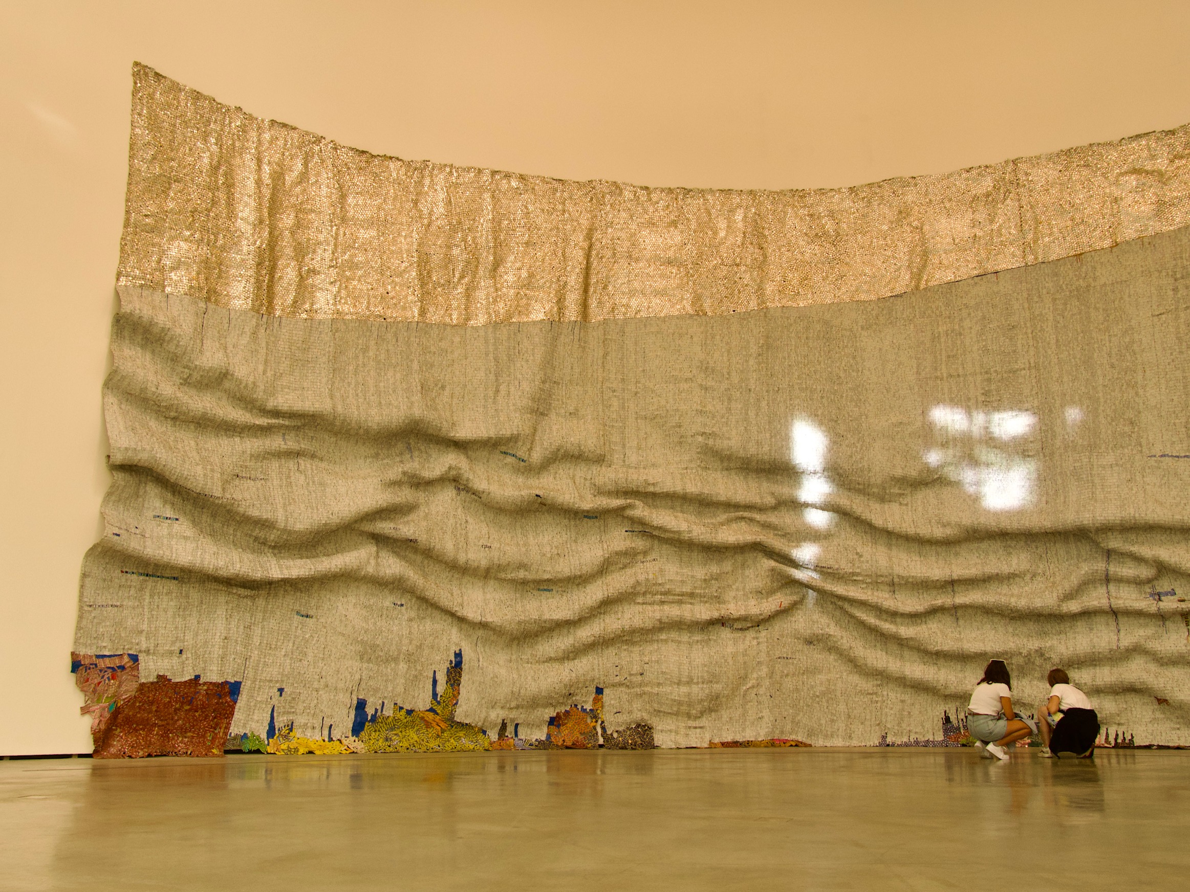 kunstwerk bovenste verdieping Guggenheim