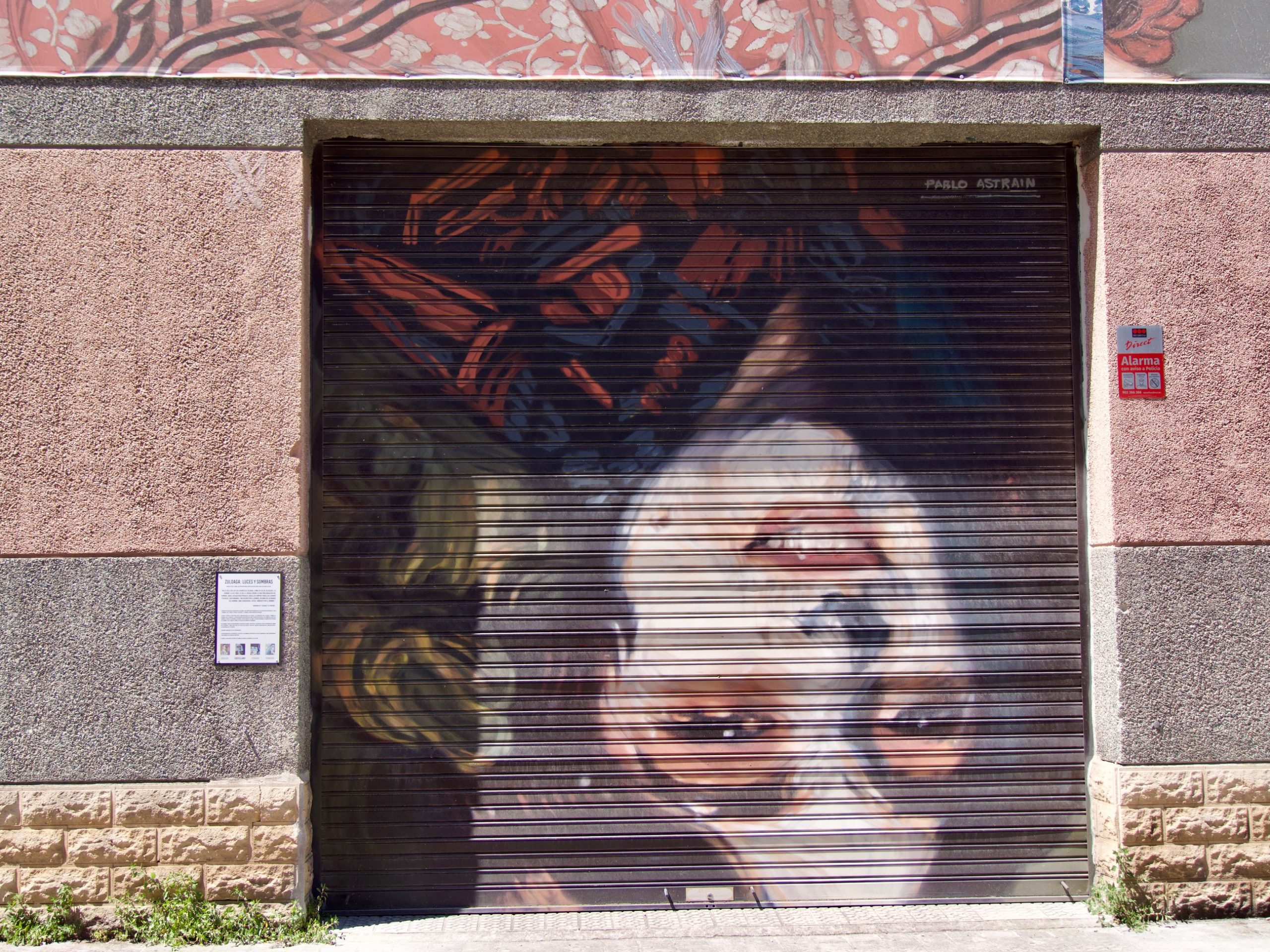rolluiken met street art