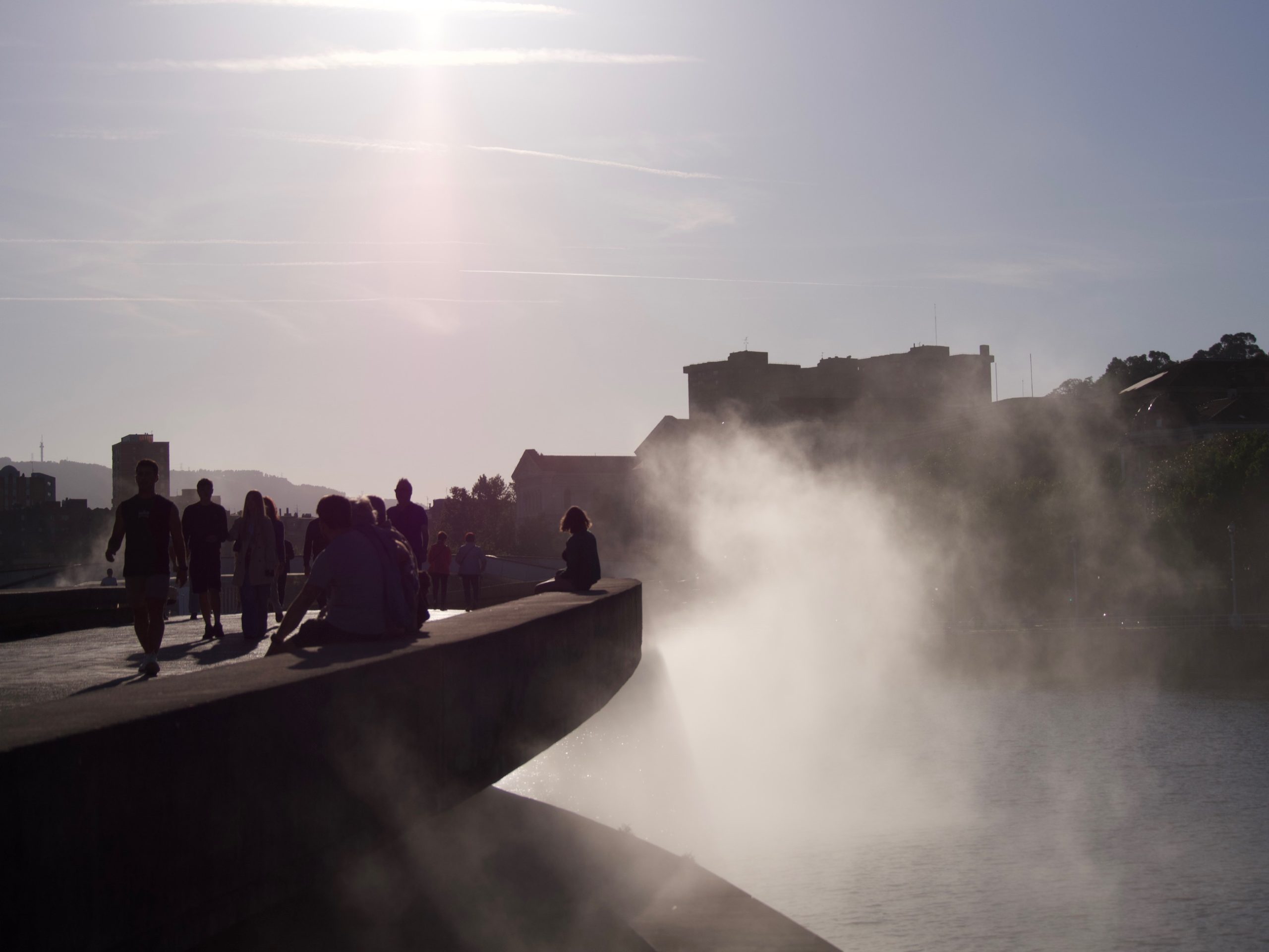 Fog Sculpturen van Fujiko Nakaya