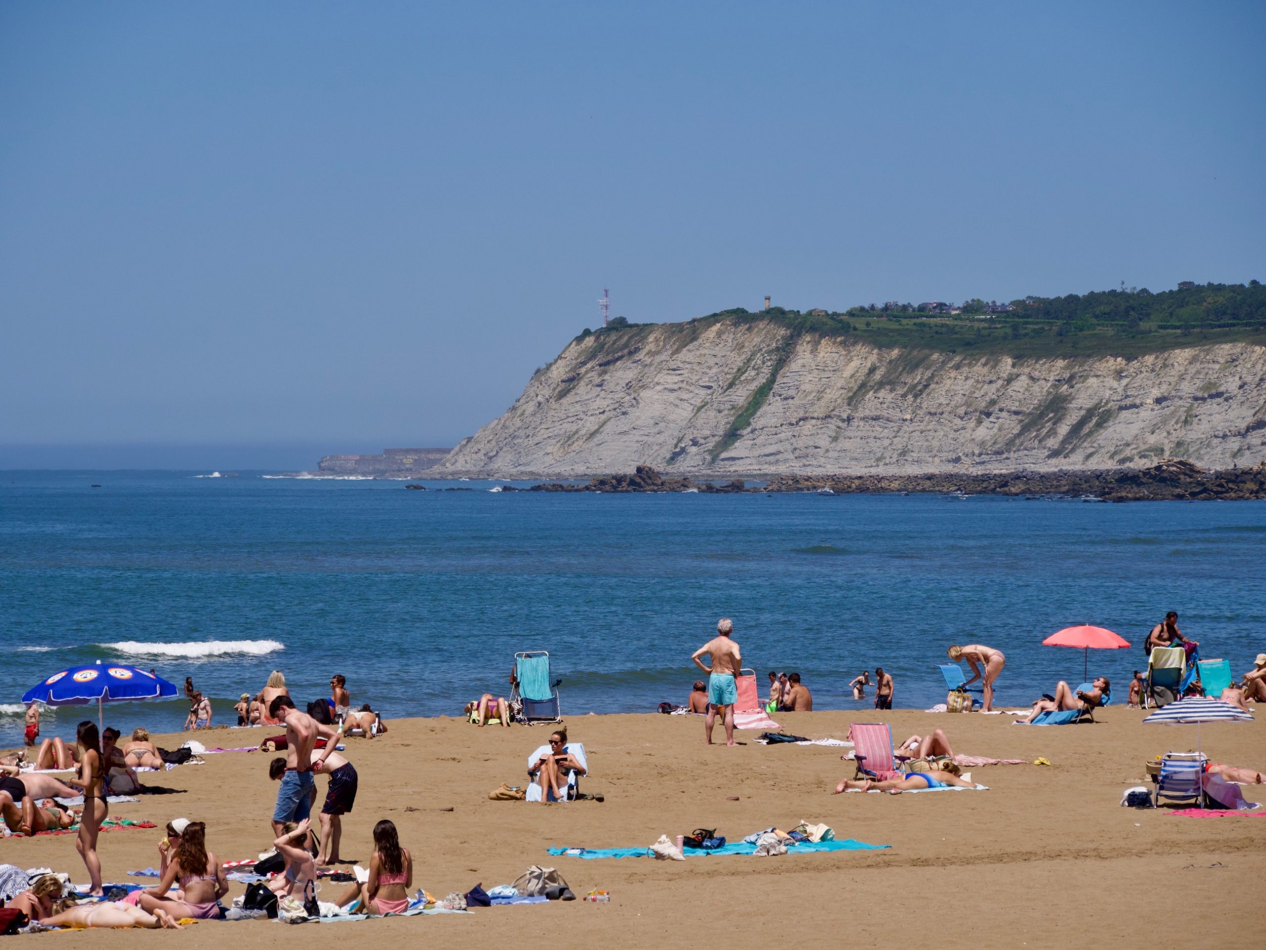 Kliffen van Punta Galea getxo