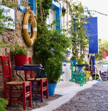 Het leuke visrestaurantje Fish house in Kos-stad