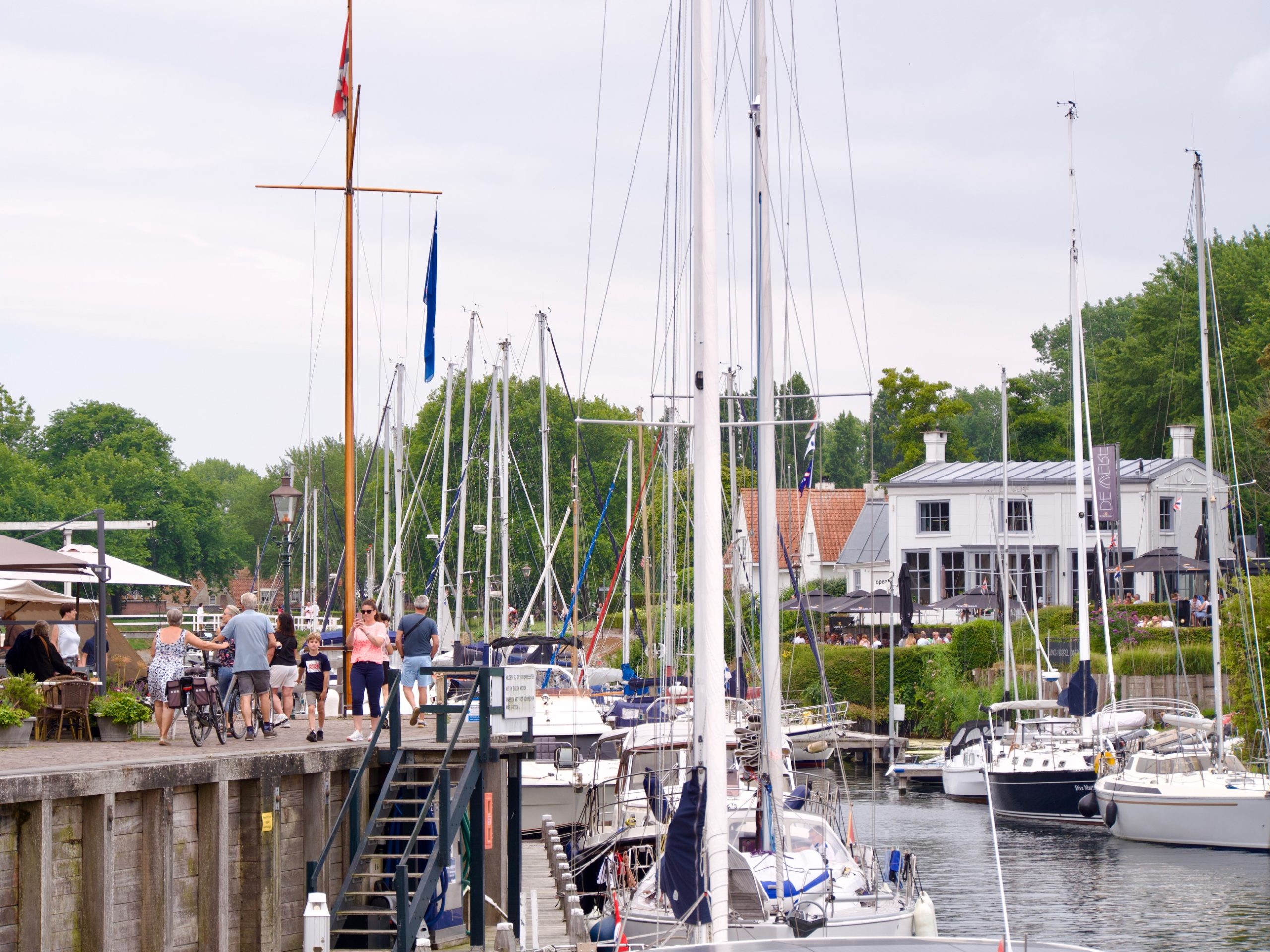 De jachthaven van Veere