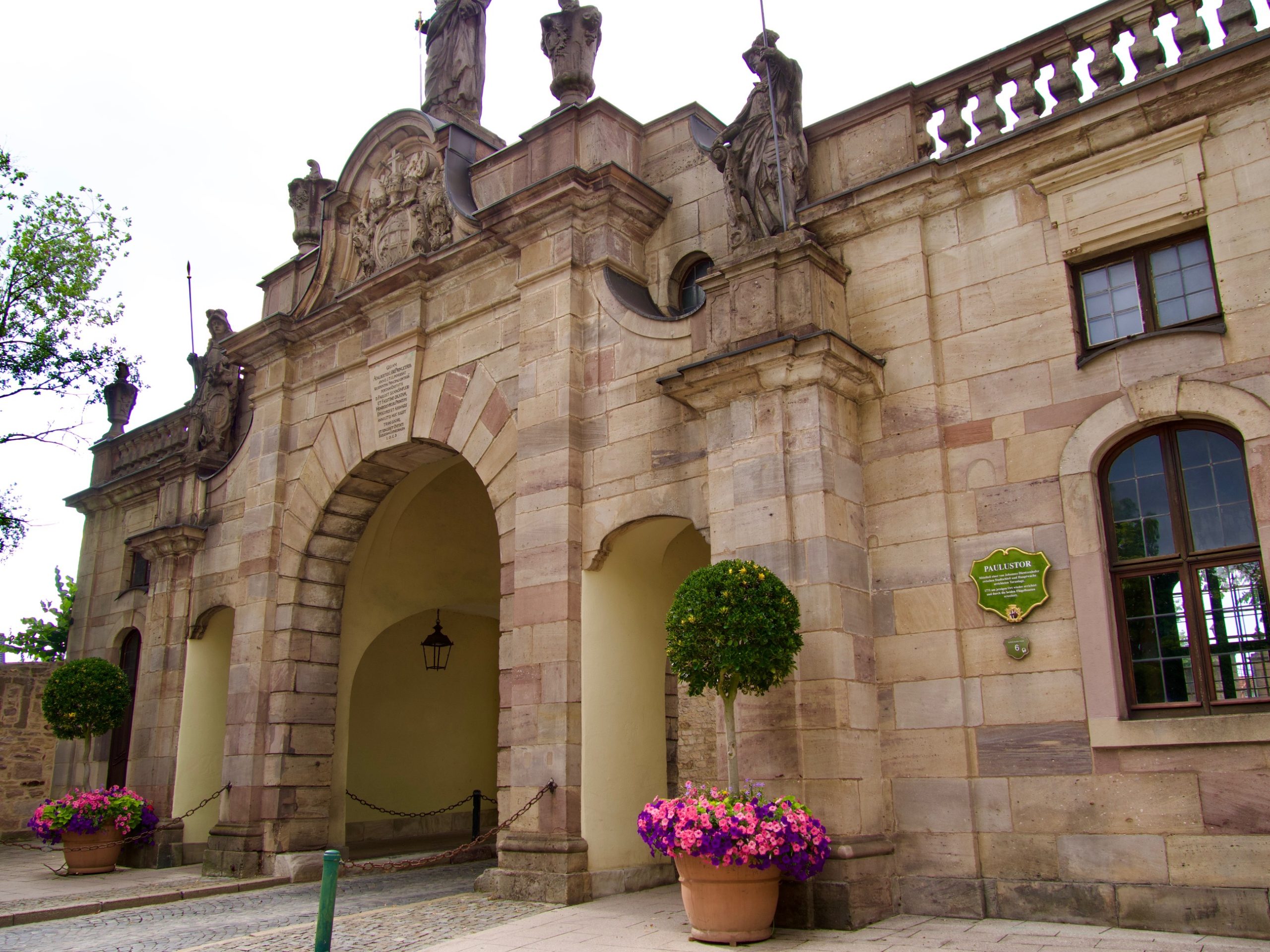 de stadspoort in Fulda