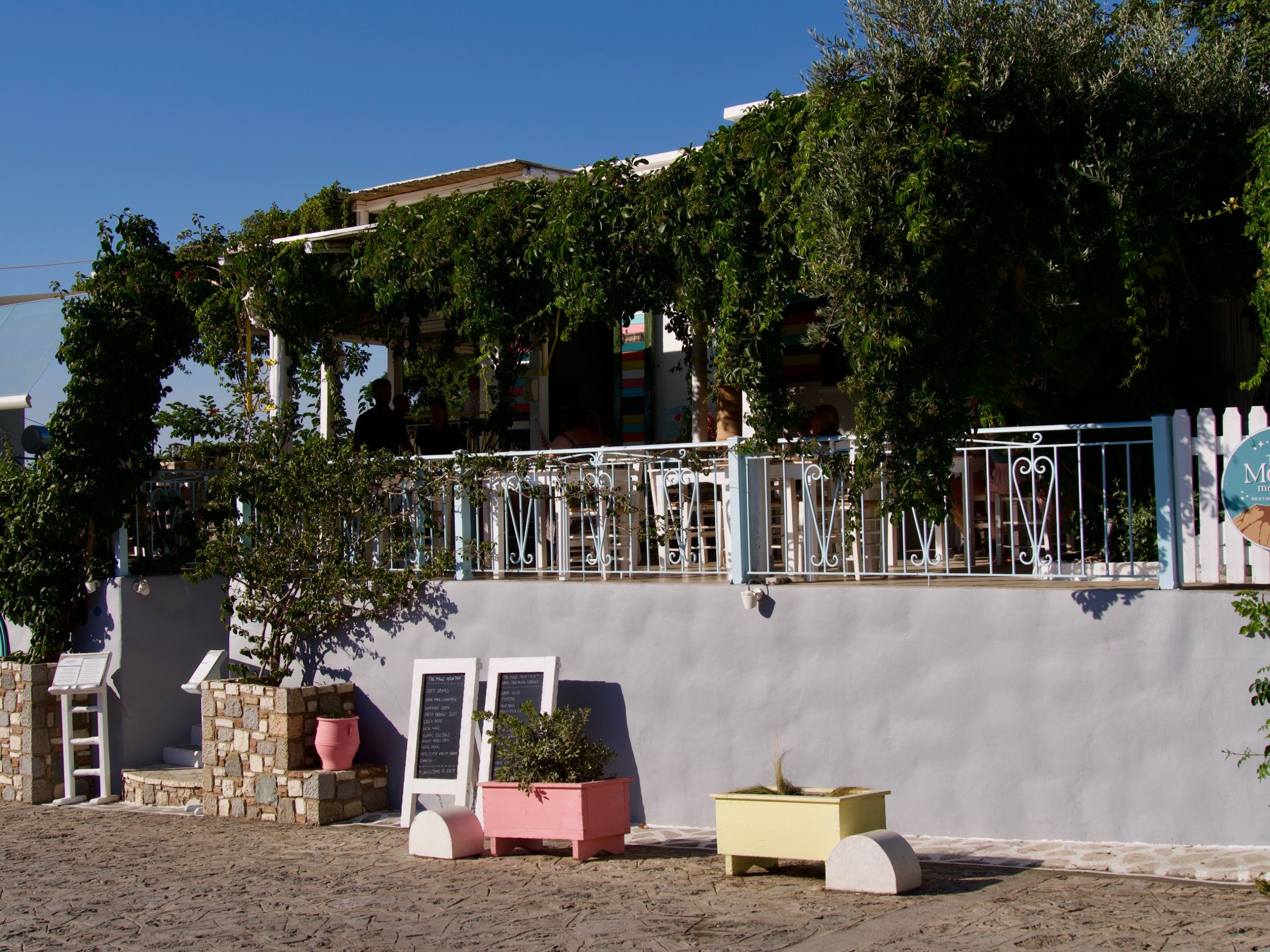 Restaurant the magic mountain in Zia op Kos