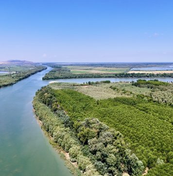 Overzicht van de Donaudelta in Roemenië
