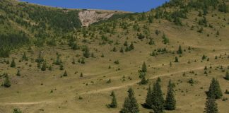 Uitzicht richting de Udele Pass