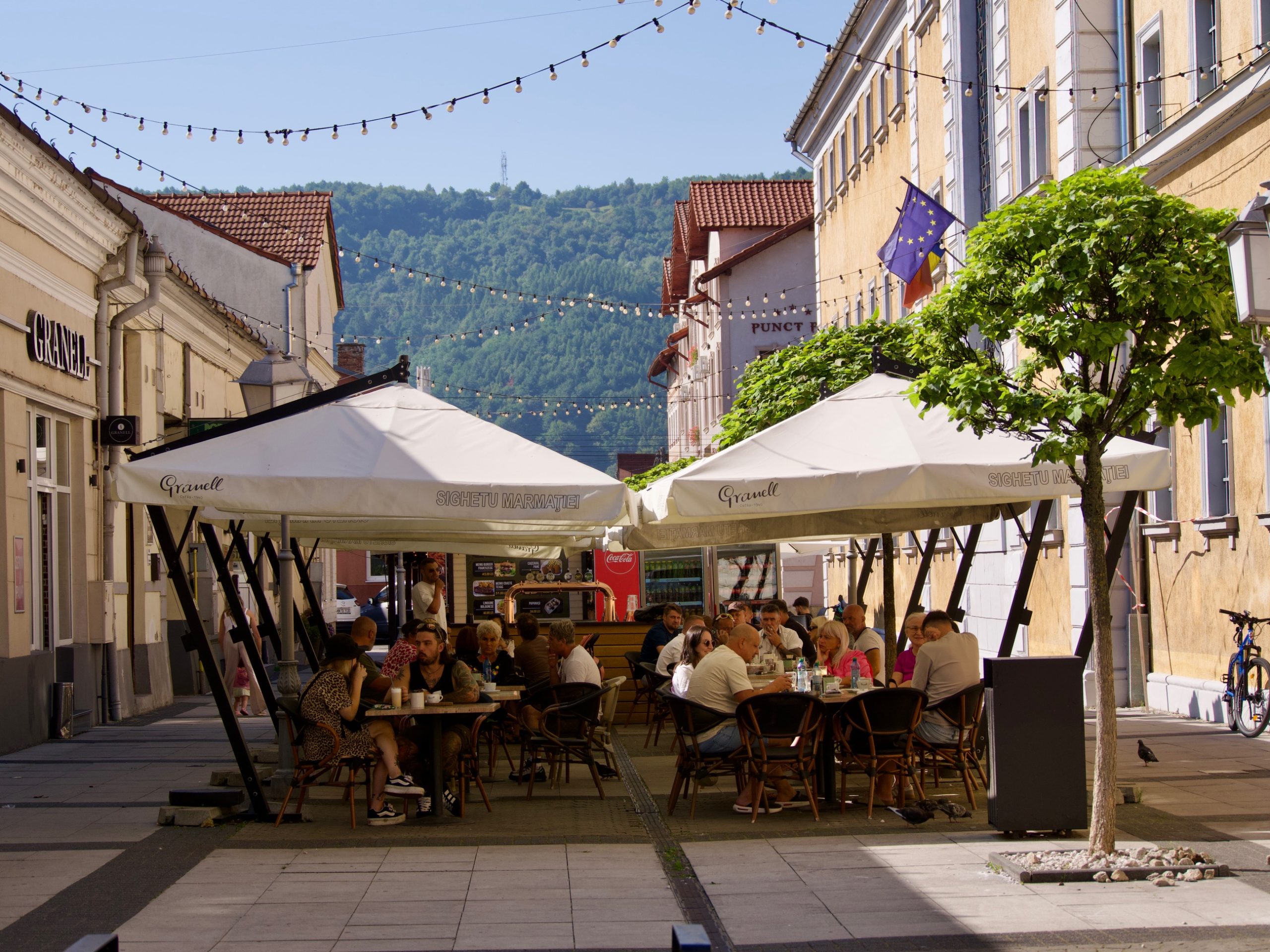 Sighetu Marmației restaurant met terras