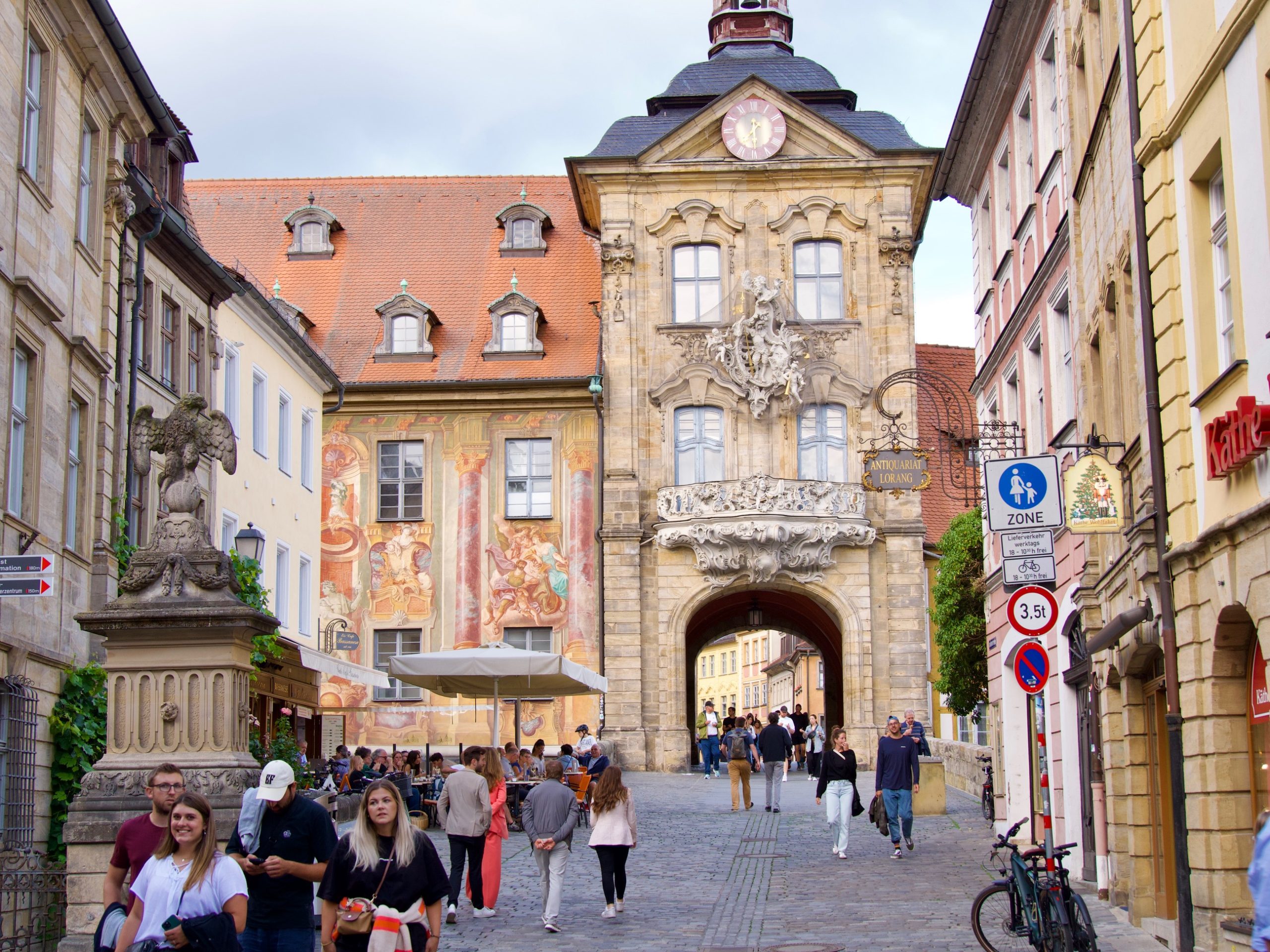 De stadspoort in Bamberg