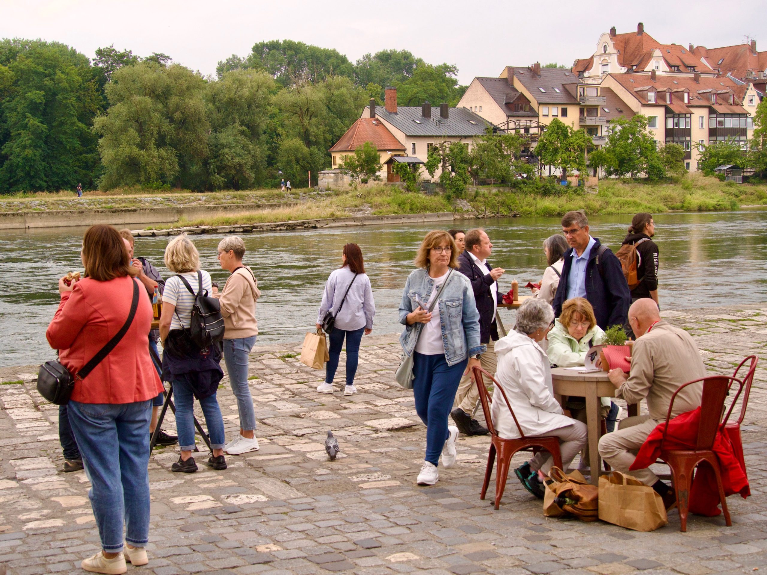wurstkuchel aan de Donau
