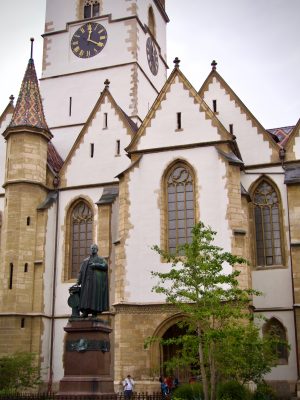 Kerk in Sibiu Roemenië