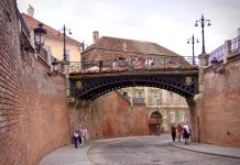 De brug der leugens in Sibiu