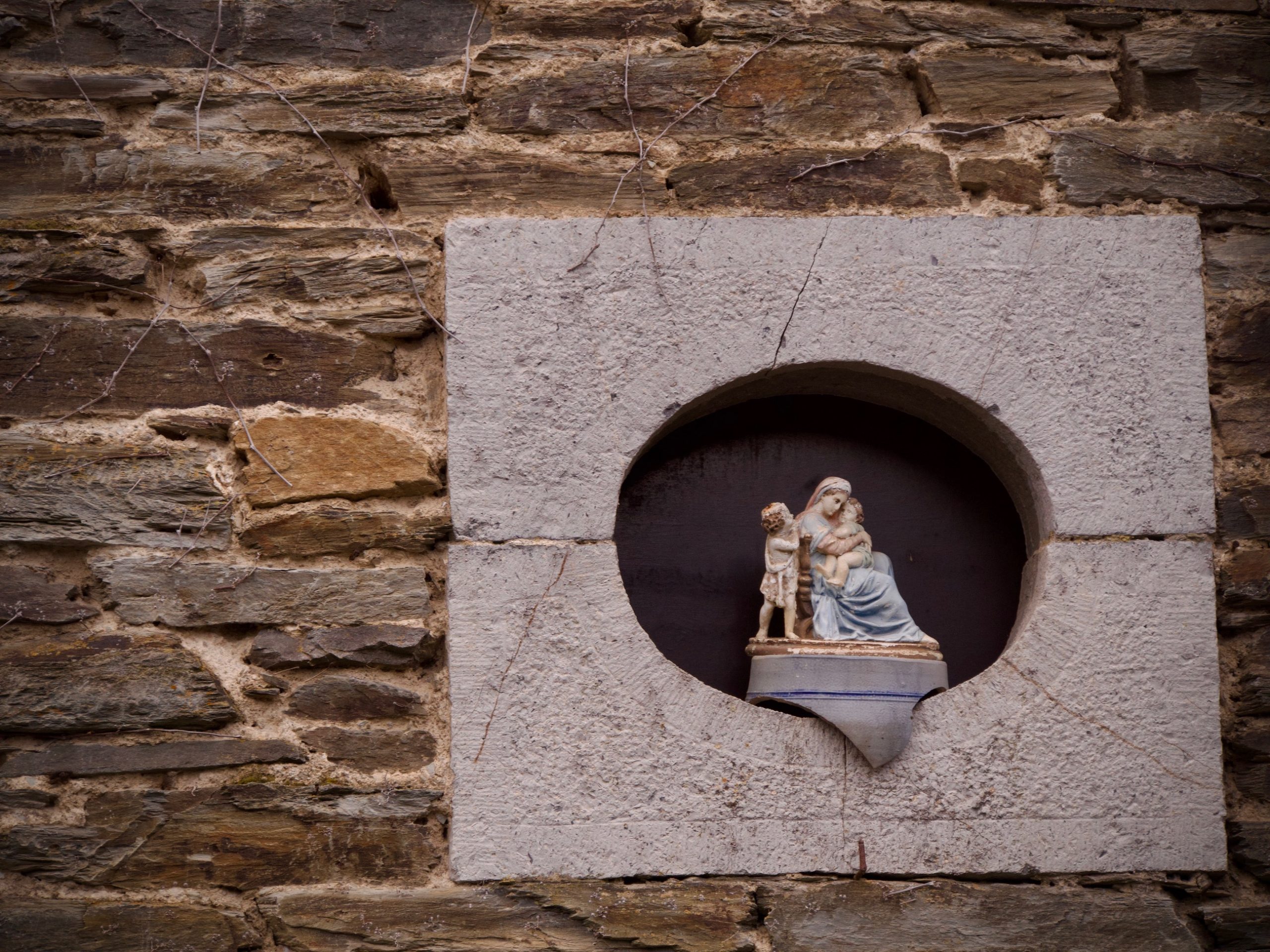 Detail van een huis in Laforêt