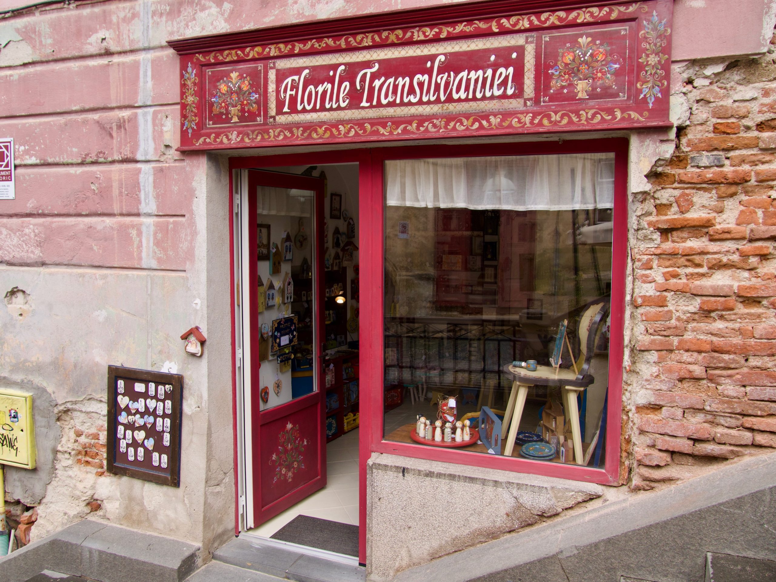 Een traditionele winkel in Sibiu