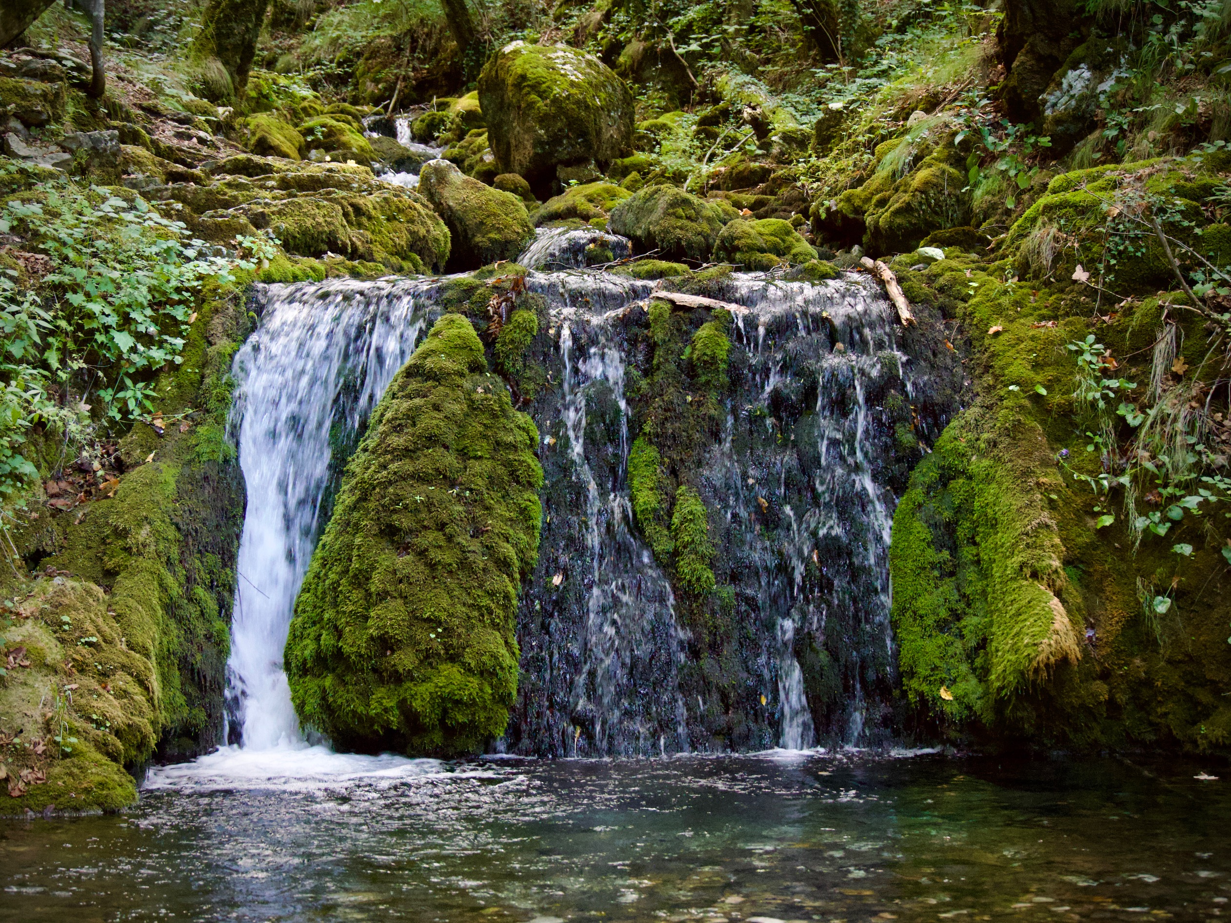 De Bigăr-waterval in Roemenië
