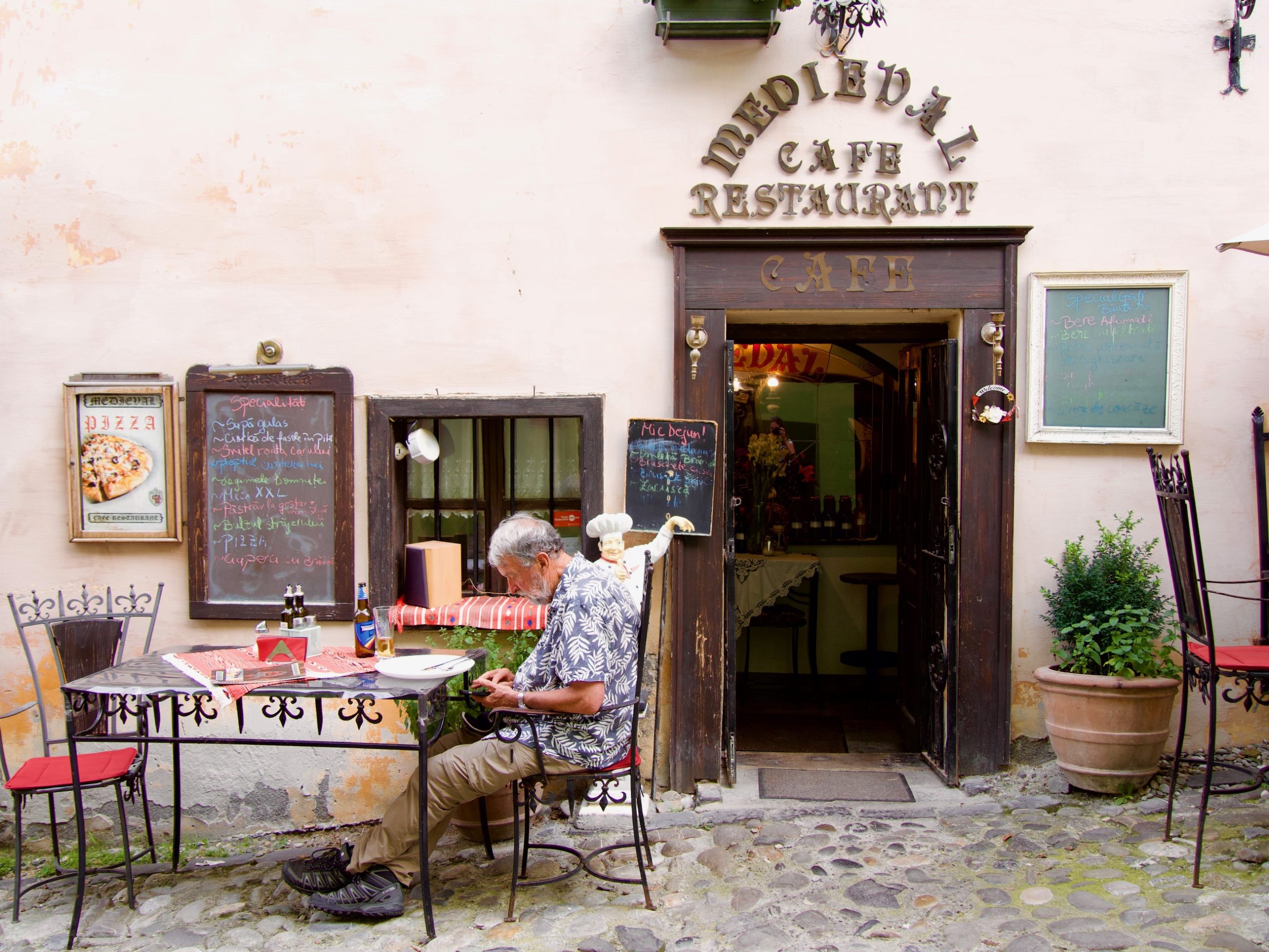 Restaurantje in sighisoara
