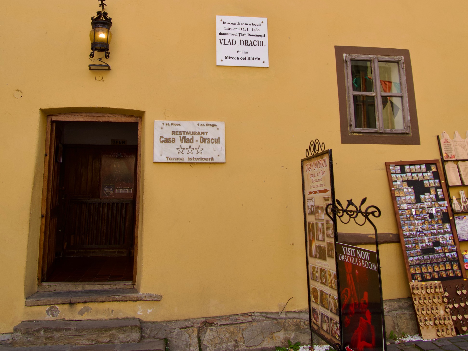 Het geboortehuis van Graaf Dracula in Sighisoara