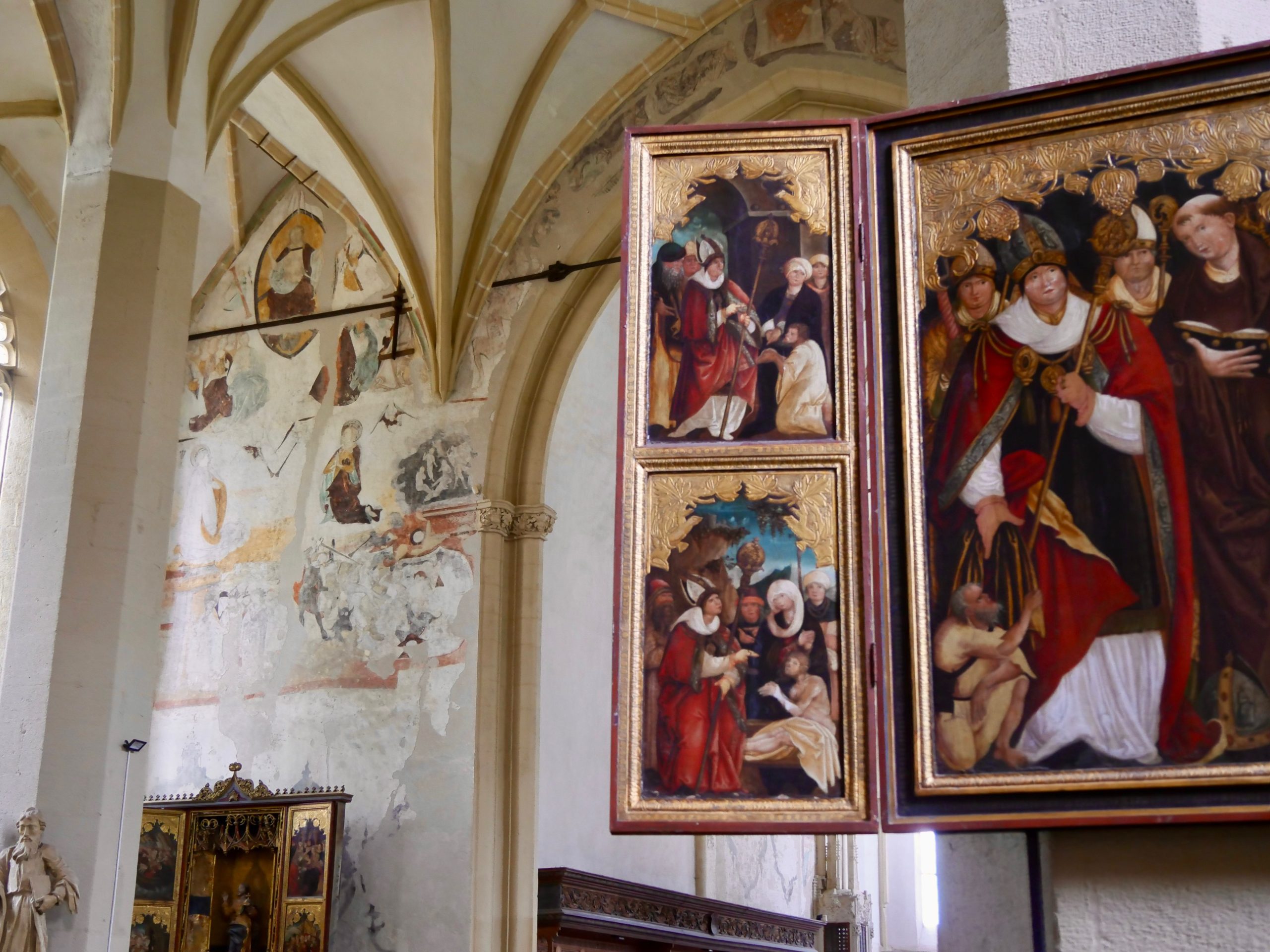 Binnenkant van de kerk in Sighishoara
