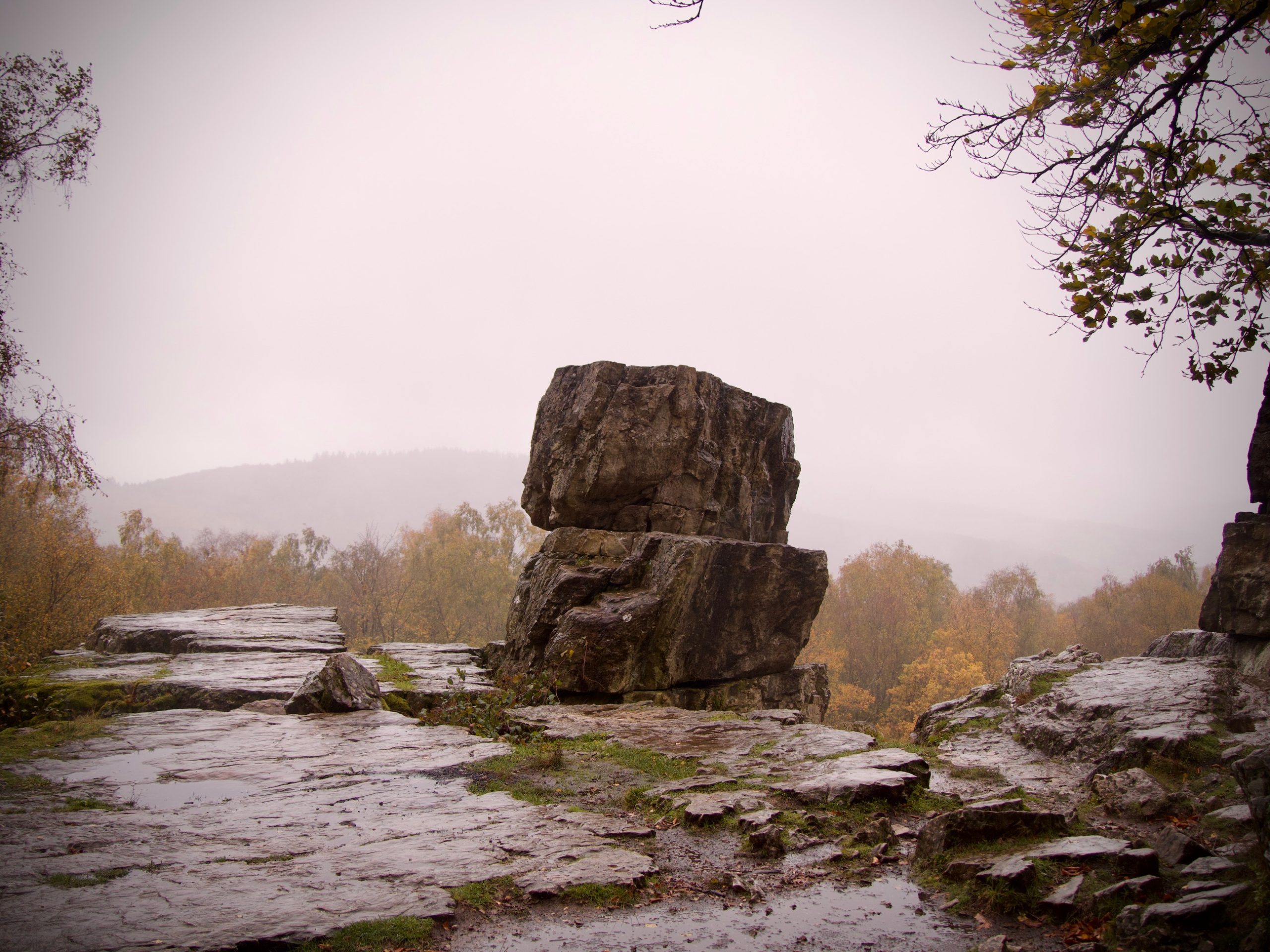uitkijkpunt bij Roc la Tour in de Franse Ardennen