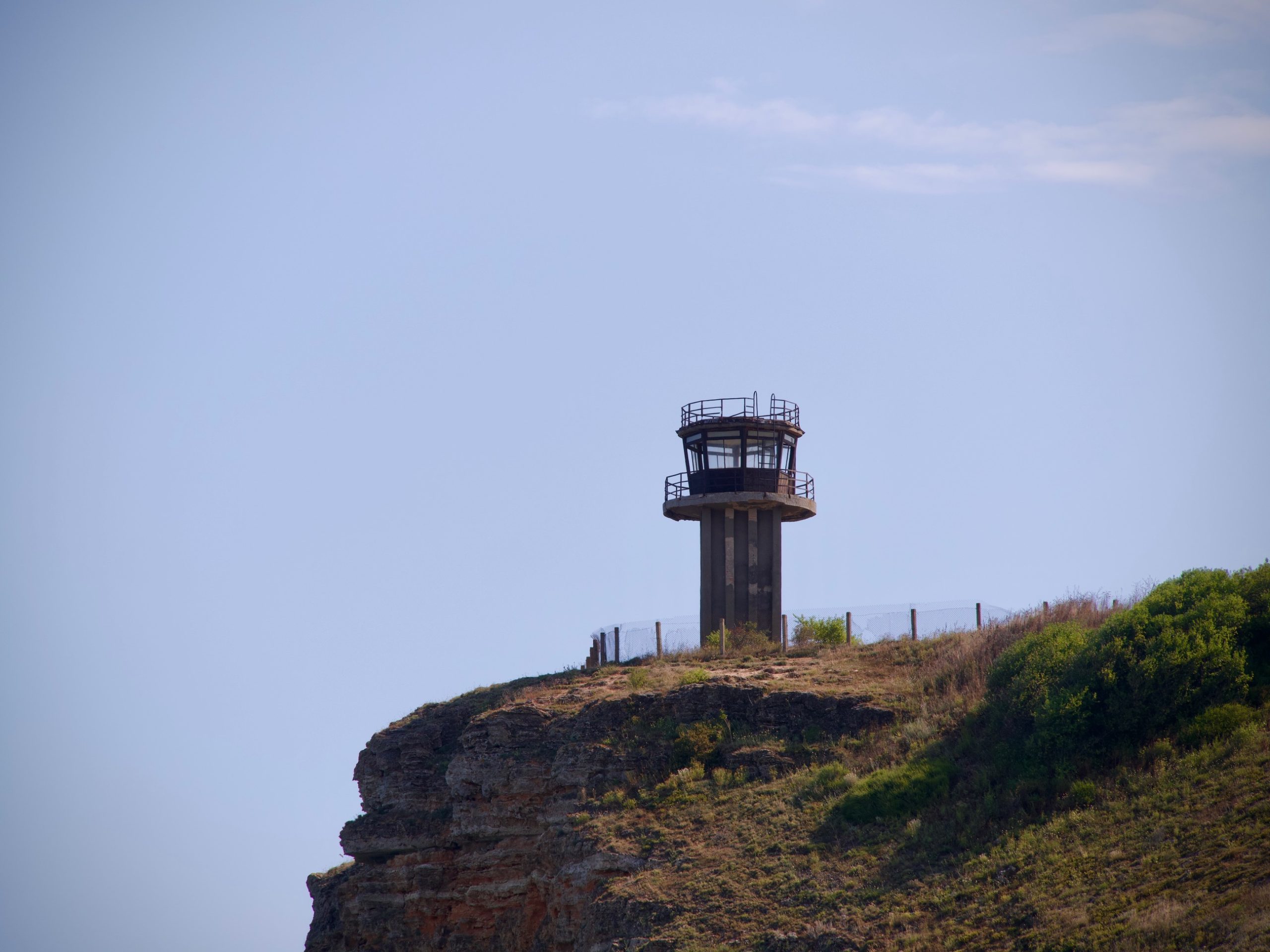 de vuurtoren van Bolata Beach