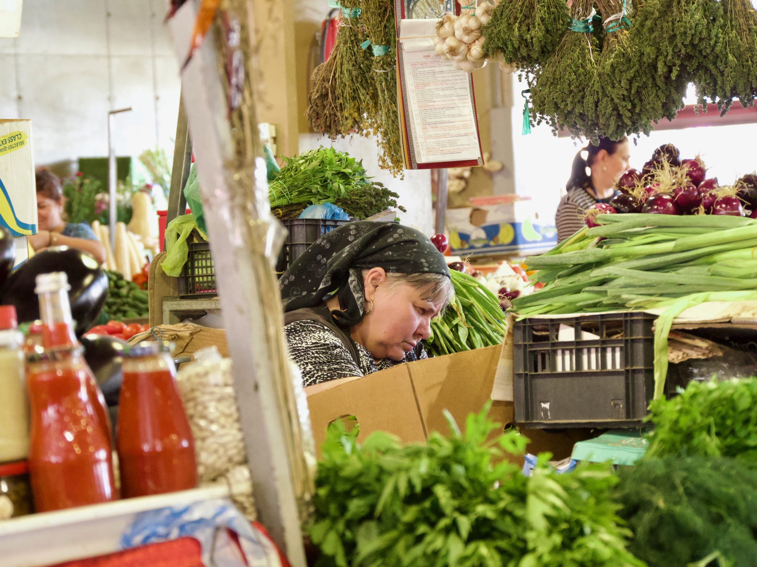 Piata Obor markt in Boekarest