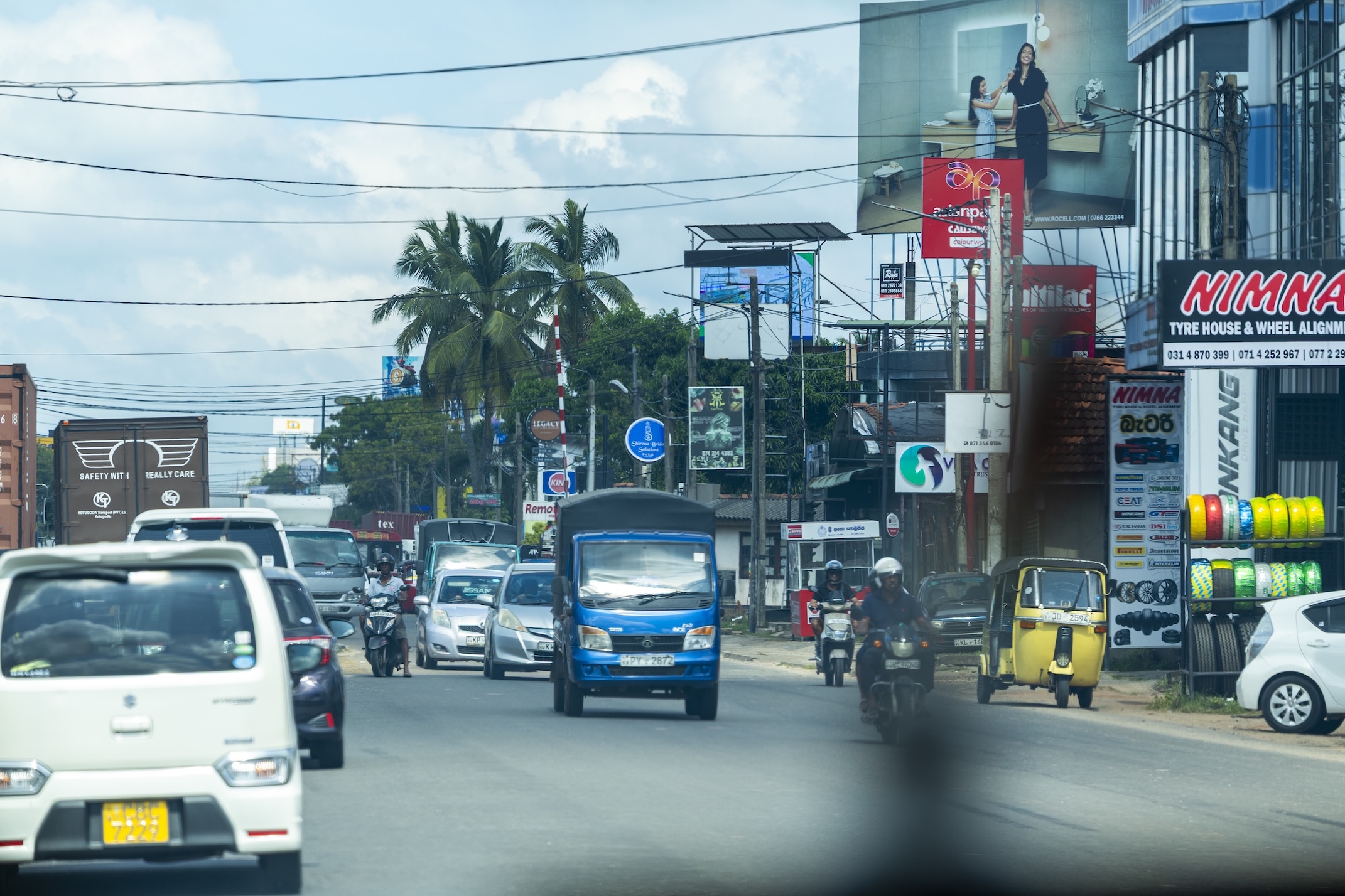 Het verkeer in Colombo