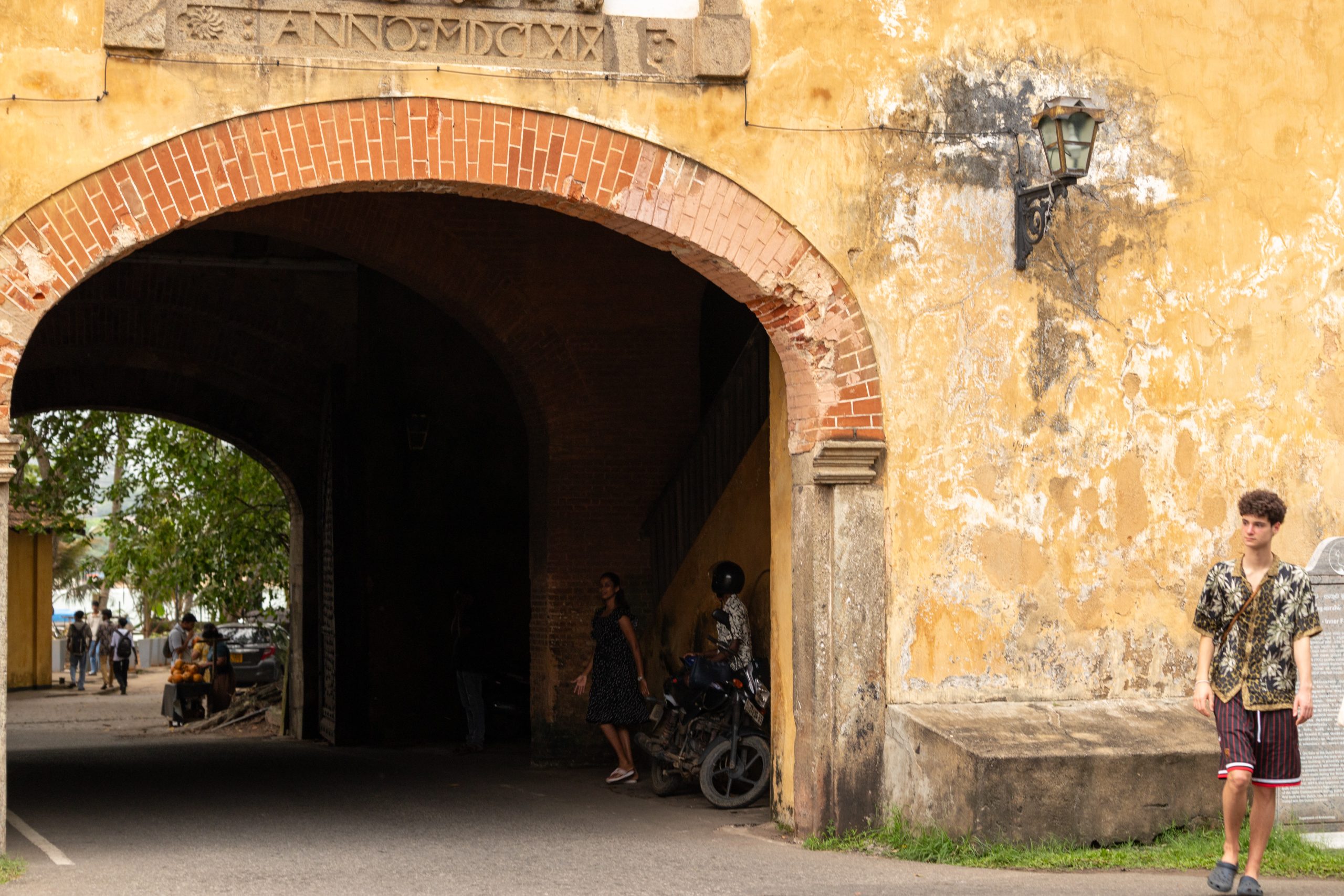 De stadspoort in Galle