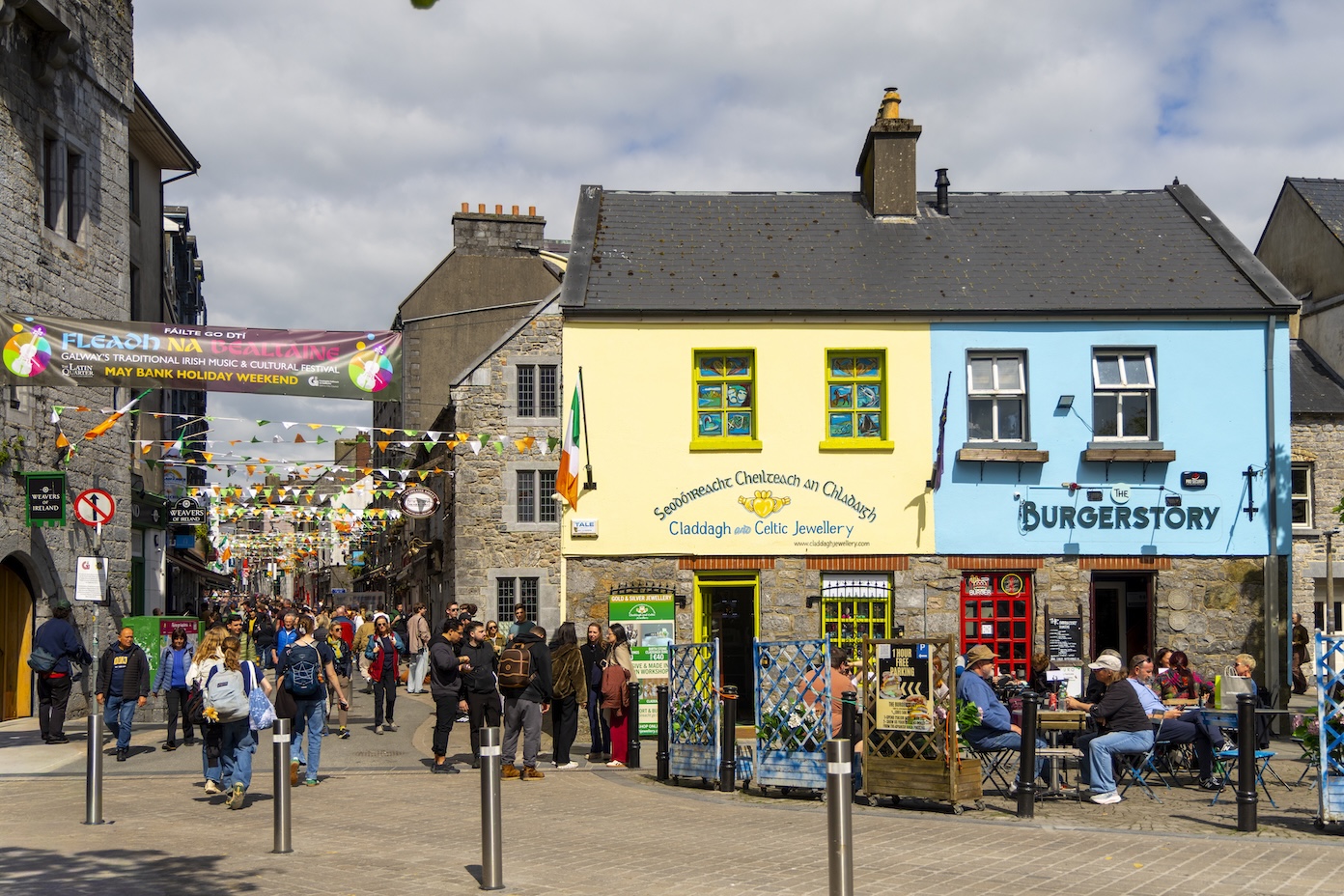 Quay street in Galway