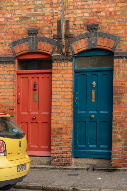 Kleurrijke deuren in Dublin