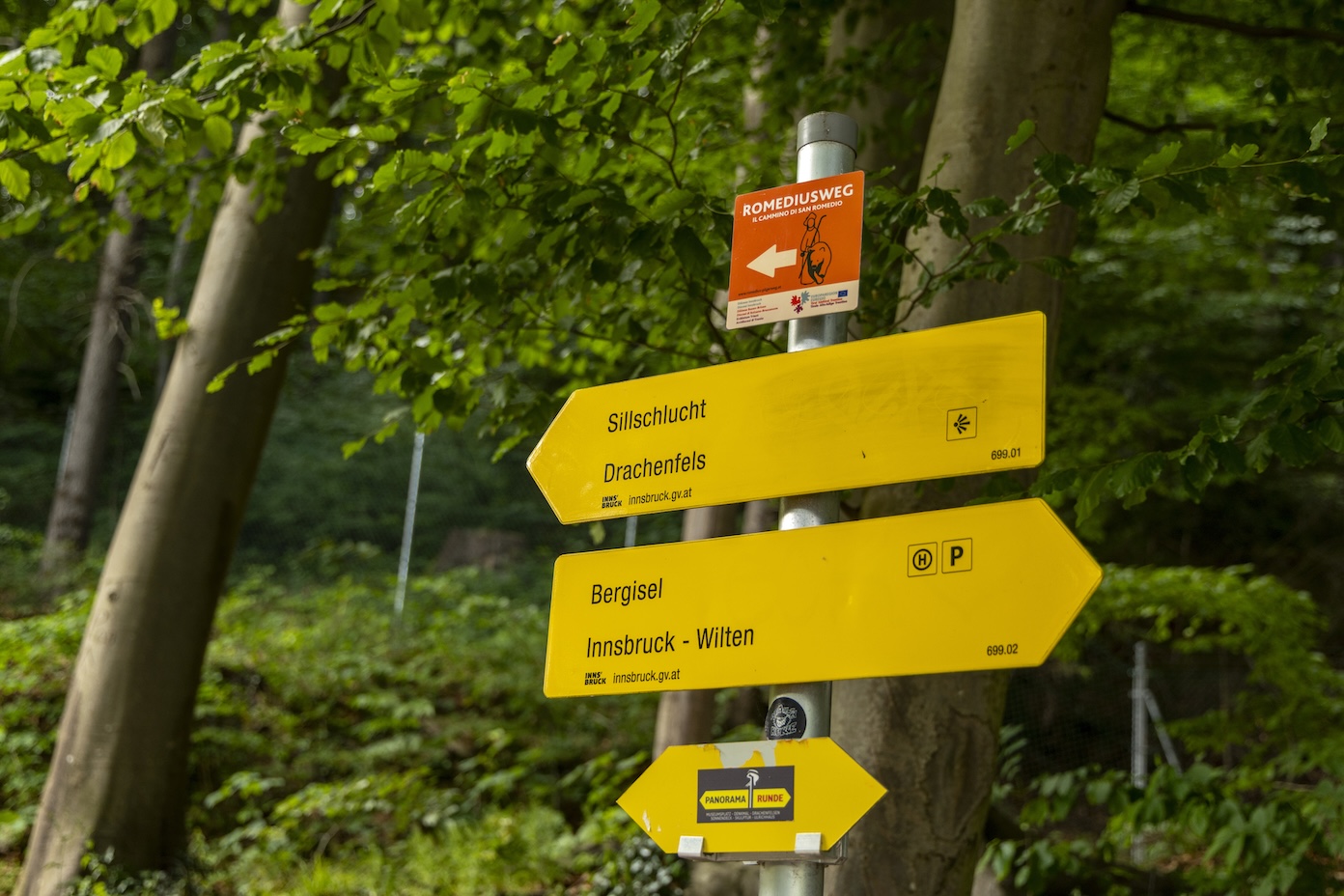 Sillschlucht Innsbruck natuurgebied