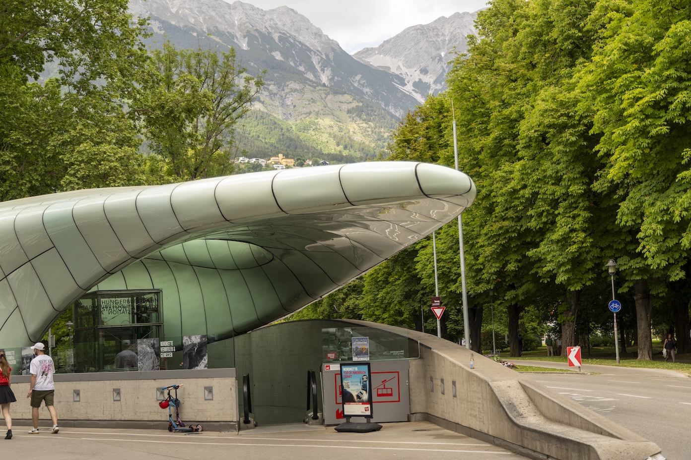 Hungerburghbahn ingang
