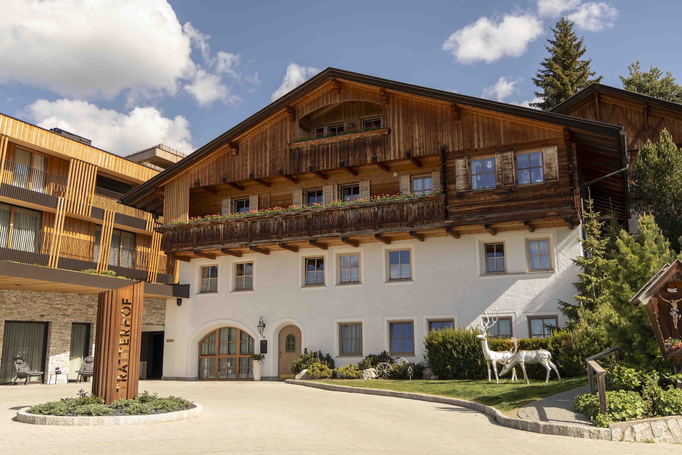 Voorkant Tratterhof hotel