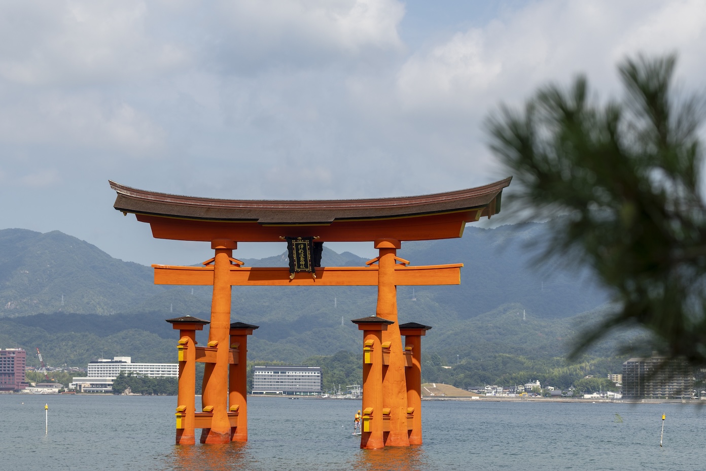 Itsukushima shrine op het eiland Miyajima