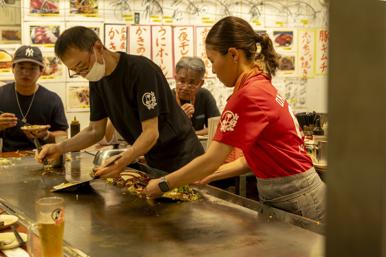 Okonomiyaki in Okonumimura