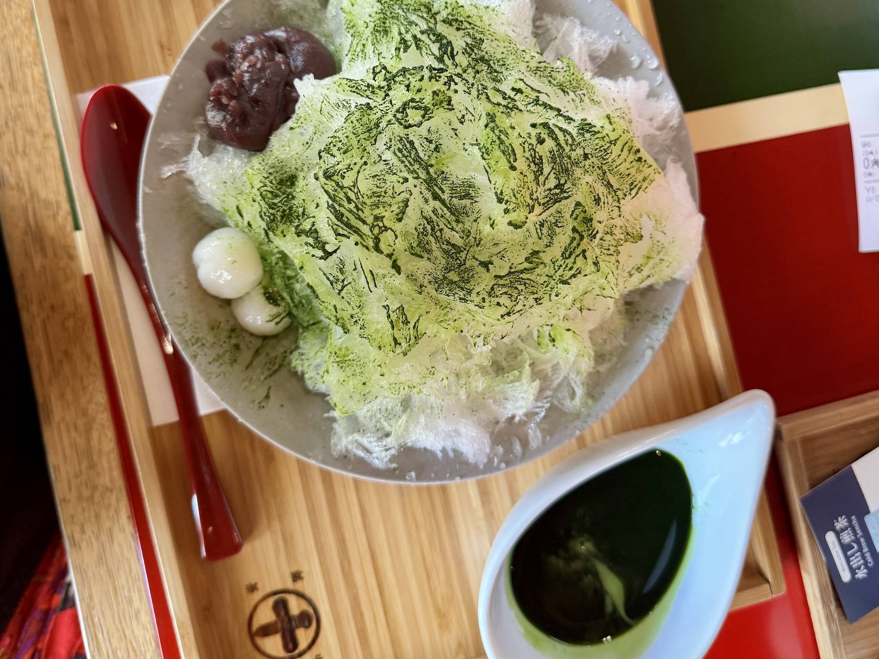 matcha schaafijs in Uji