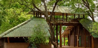 De poort van Udawalawe National Park