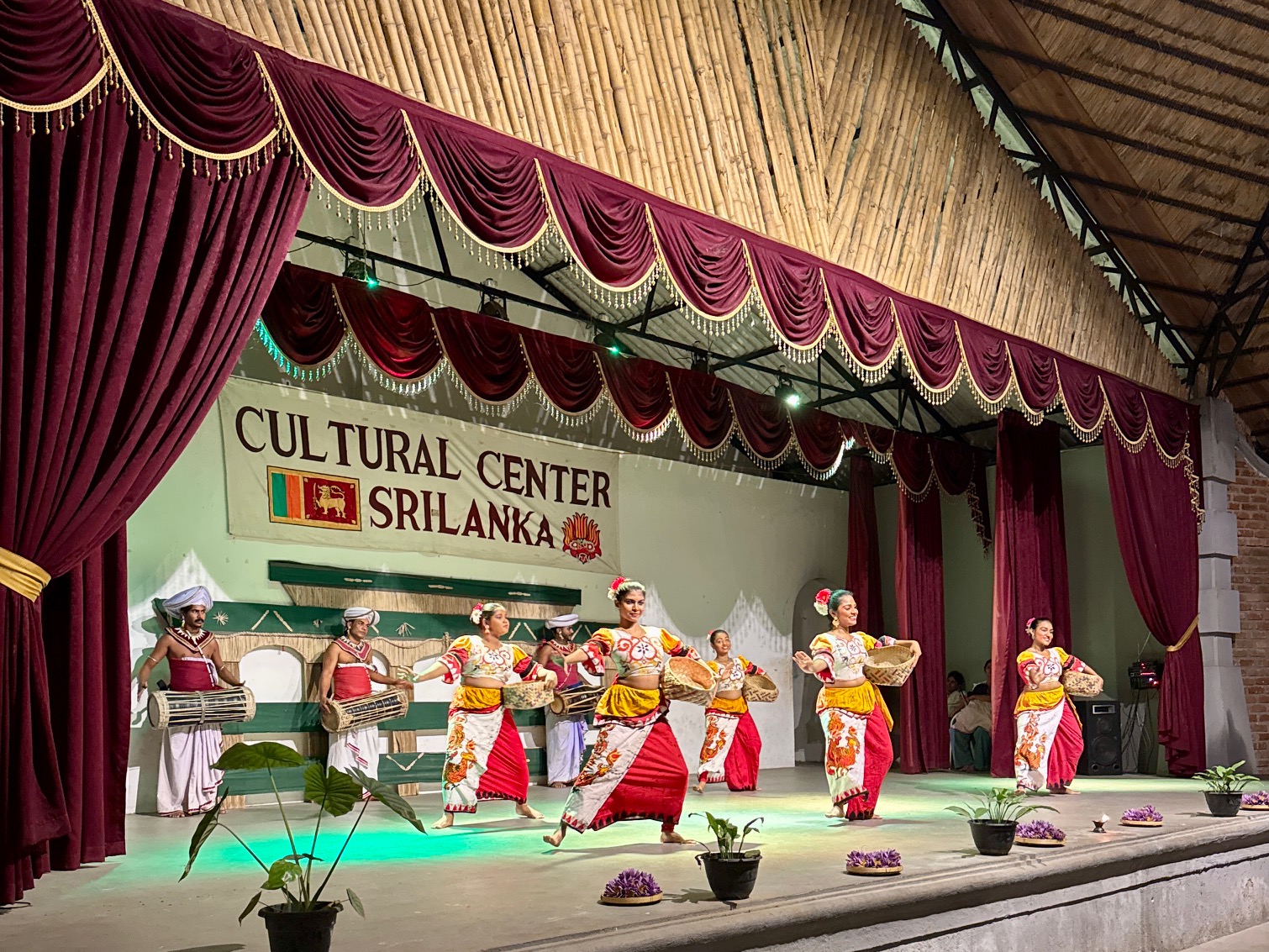 Het cultureel centrum in Sri Lanka